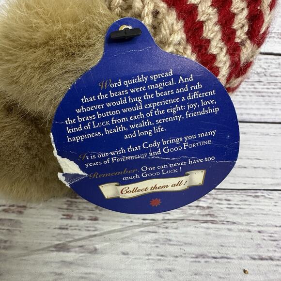 Brass Button Bear Collection American Cody Jointed Plush 8 inch Pickford Bears - Picture 6 of 7